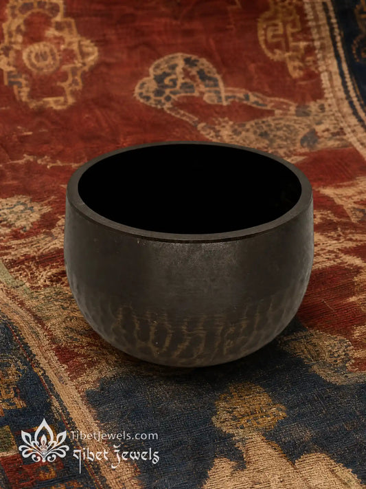 The "Voice of Stillness" Antique Copper Singing Bowl | Tibetan Meditation Relic