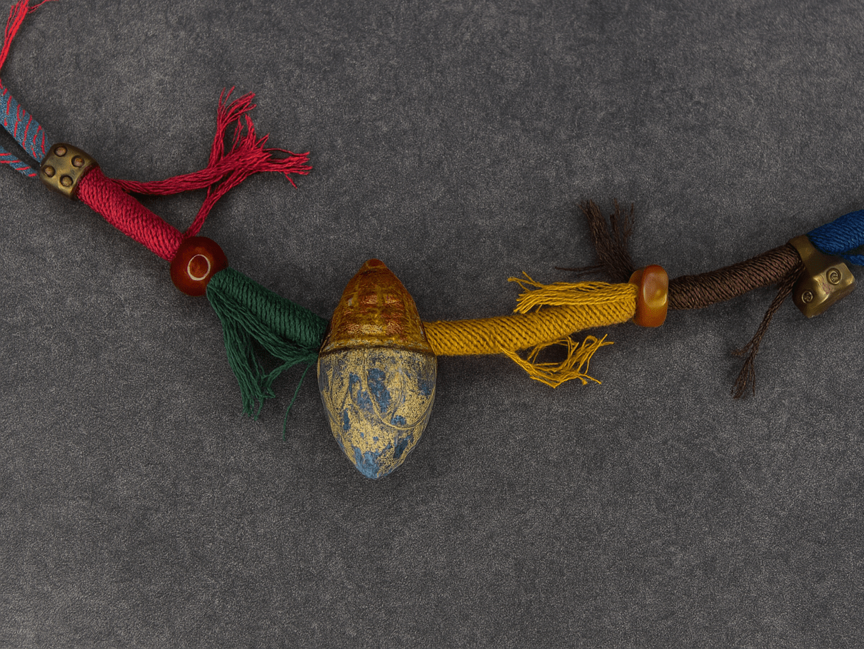 Sacred Tibetan “Nyagla Chacha” Amulet Necklace