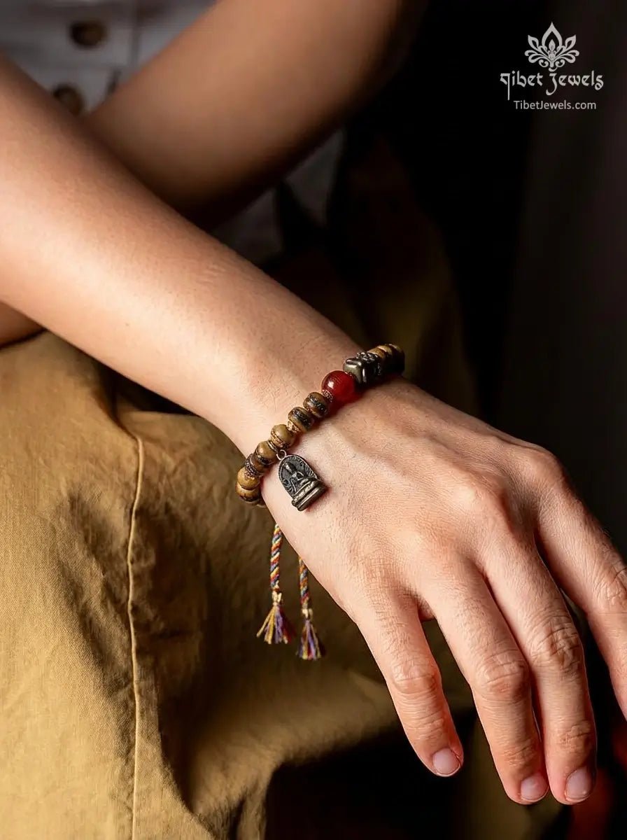 Sacred Manjushri "Wisdom & Severance" Relic Amulet - Tibet Jewels