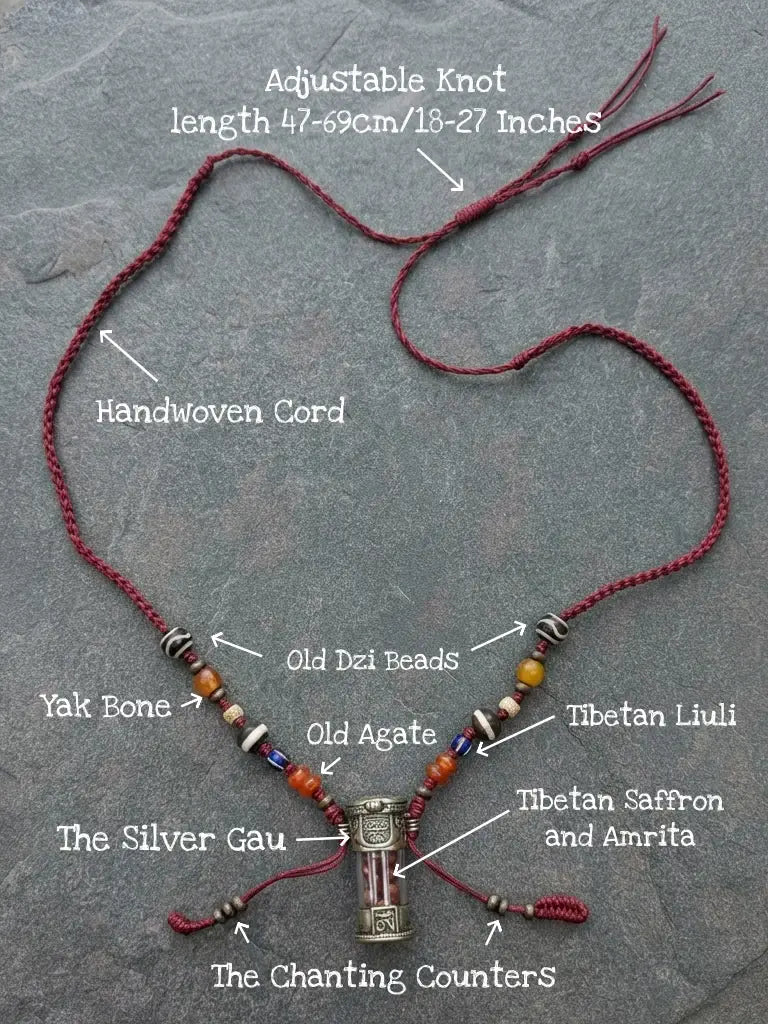 Sacred Tibetan "Gau Box" Reliquary Amulet - Tibet Jewels