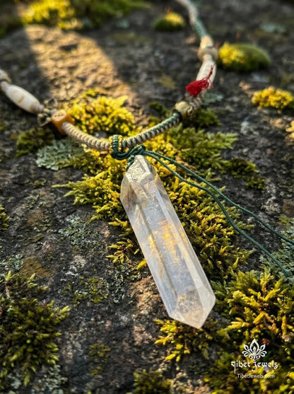 Sacred Himalayan Crystal "Pathfinder" Amulet - Tibet Jewels