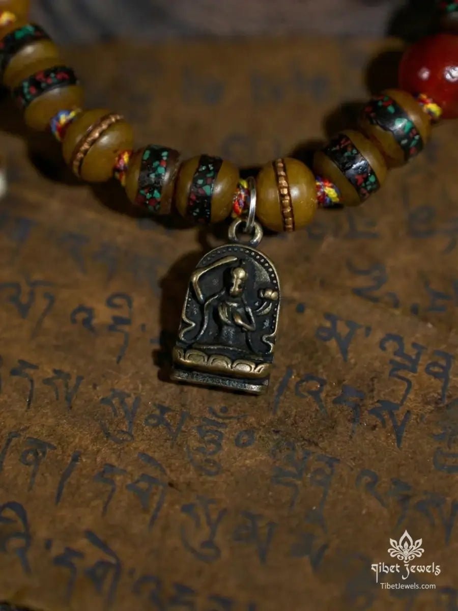 Sacred Manjushri "Wisdom & Severance" Relic Amulet - Tibet Jewels