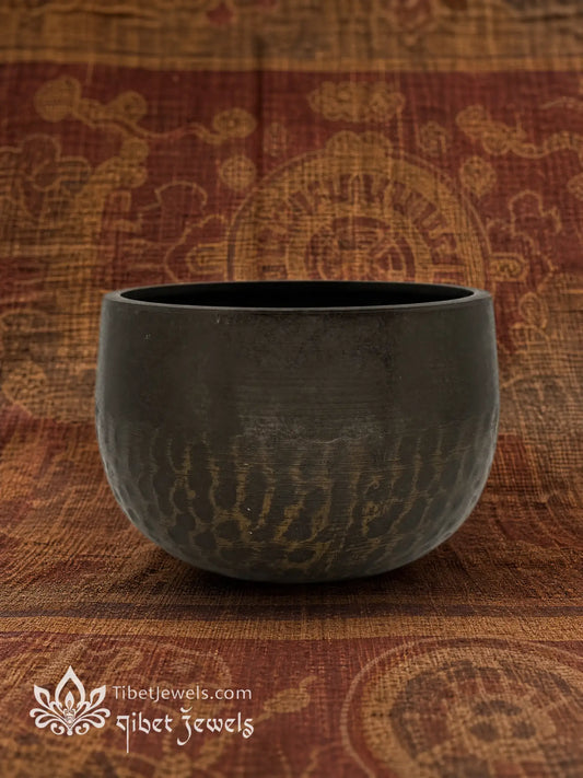 The "Voice of Stillness" Antique Copper Singing Bowl | Tibetan Meditation Relic