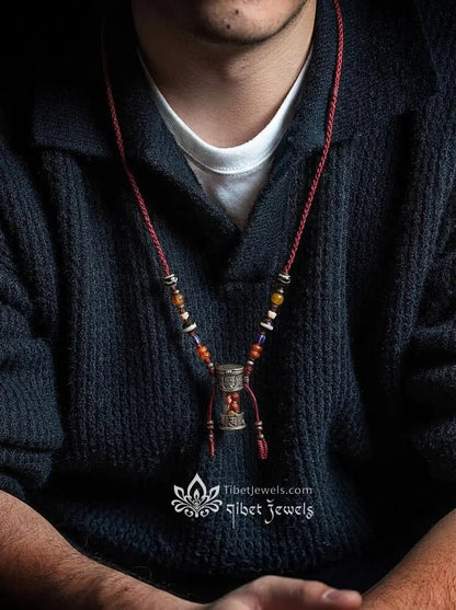 Sacred Tibetan "Gau Box" Reliquary Amulet - Tibet Jewels