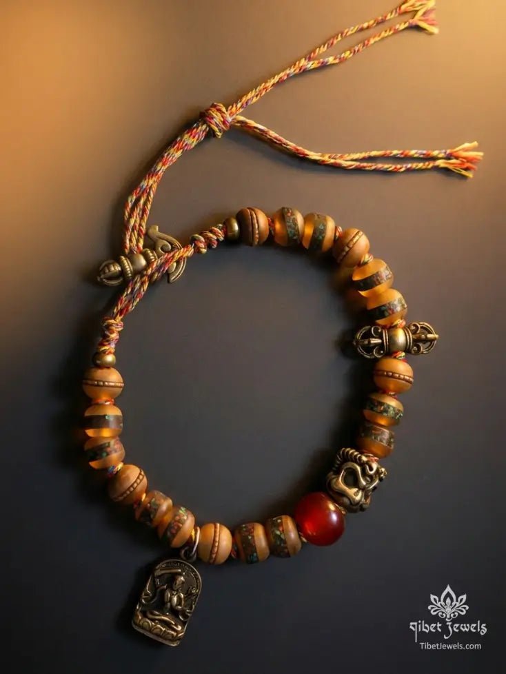 Sacred Manjushri "Wisdom & Severance" Relic Amulet - Tibet Jewels