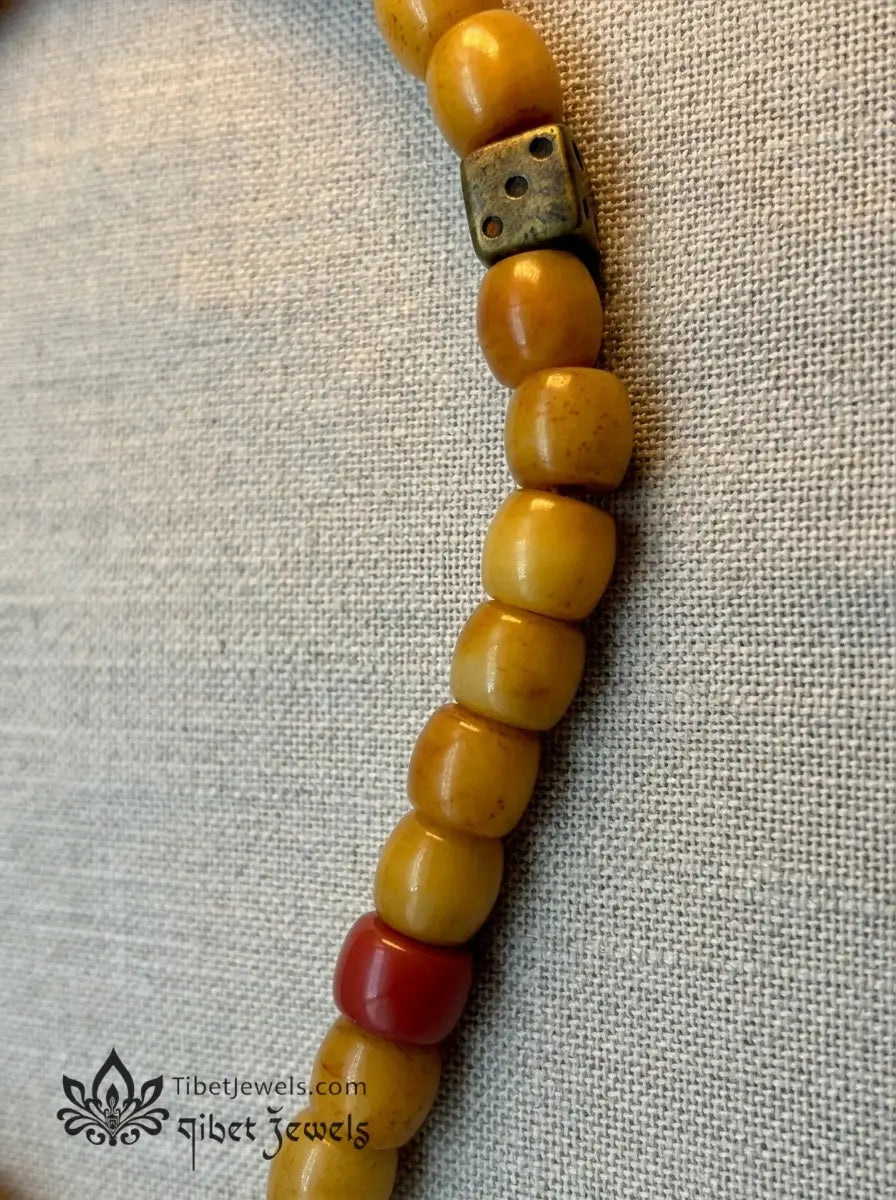 The "Unbroken Path" 108 Camel Bone Mala