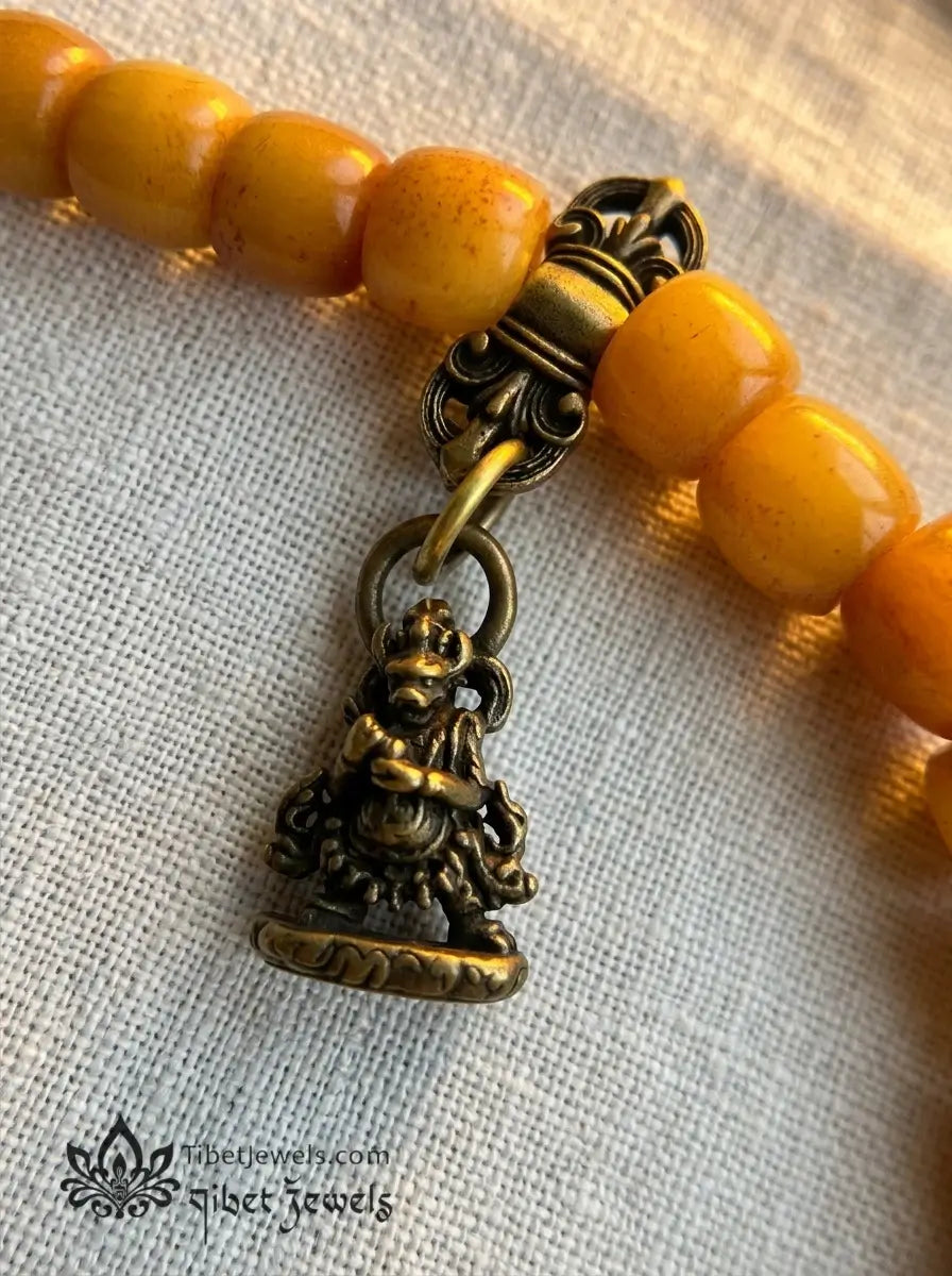 The "Unbroken Path" 108 Camel Bone Mala