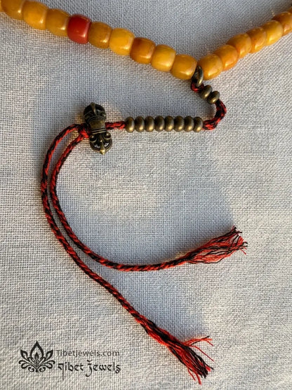 The "Unbroken Path" 108 Camel Bone Mala