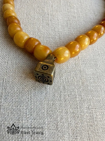 The "Unbroken Path" 108 Camel Bone Mala