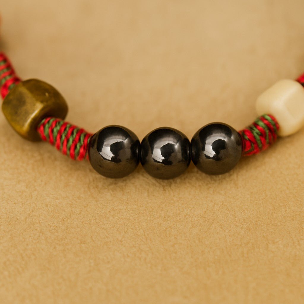 Tibetan Heritage Charm Bracelet – Handcrafted with Sacred Materials - Tibet Jewels