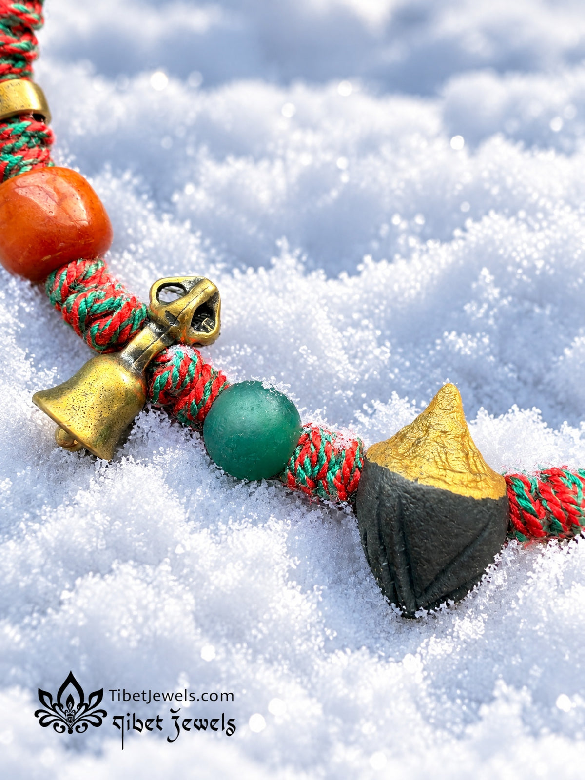 The "Clay of the Snowland" Nyagla Chacha Amulet Bracelet | Chitipati & Bell