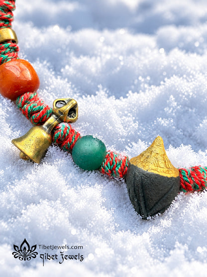 The "Clay of the Snowland" Nyagla Chacha Amulet Bracelet | Chitipati & Bell