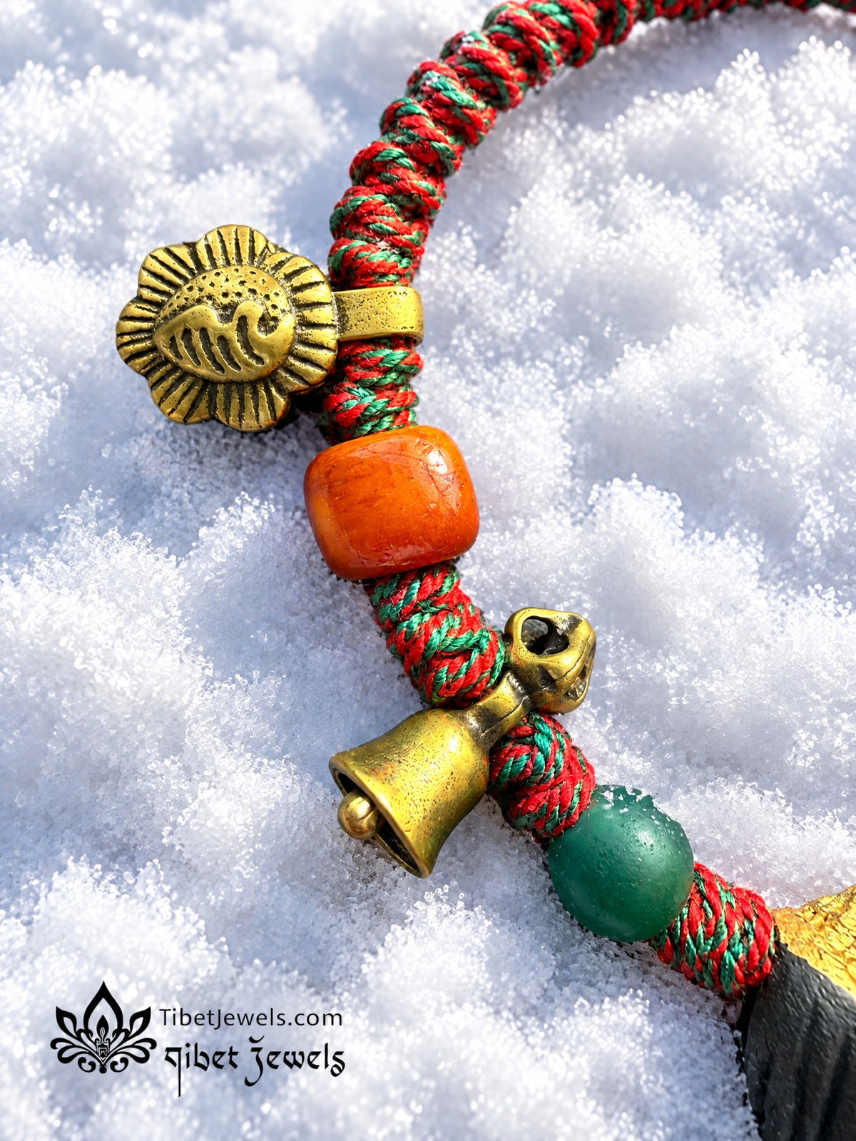 The "Clay of the Snowland" Nyagla Chacha Amulet Bracelet | Chitipati & Bell