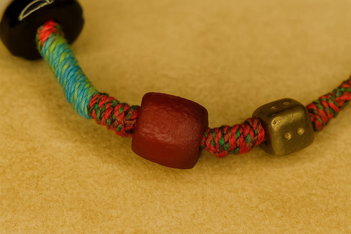 Tibetan Heritage Charm Bracelet – Handcrafted with Sacred Materials - Tibet Jewels