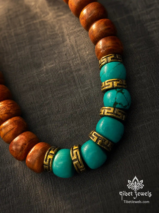 The "Kept Vow" 108 Hand-Carved Mala | Vajra Bell & Counters