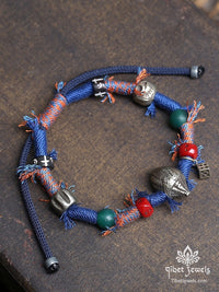 The "Wrapped & Warded" Hand-Braided Cord Bracelet | Citipati & Dice Charms